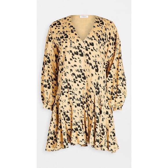 ANINE BING Peyton Flowy Oversized Dress in Painterly Leo Multi in Size XS NWOT - Picture 7 of 16